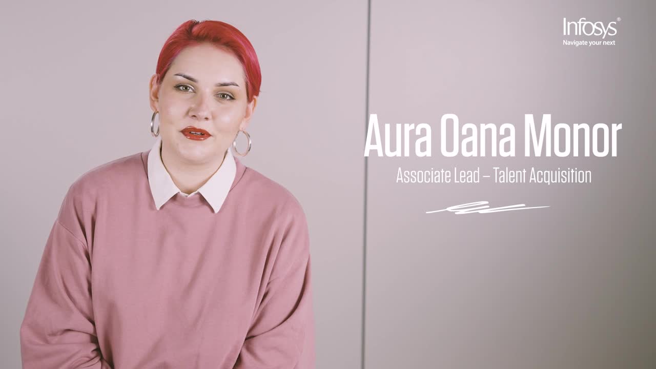 #MeetYourRecruiter Aura from Infosys’ Bucharest HR team